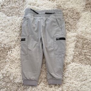 Gray Cargo Joggers